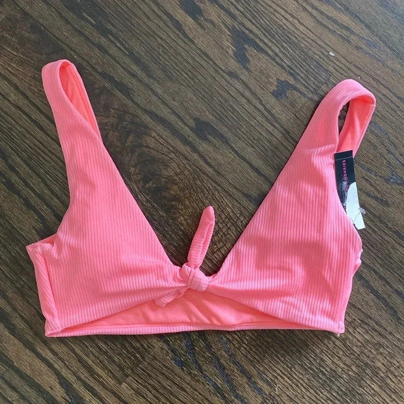 No Boundaries Tie Swim Top - Picture 1 of 3